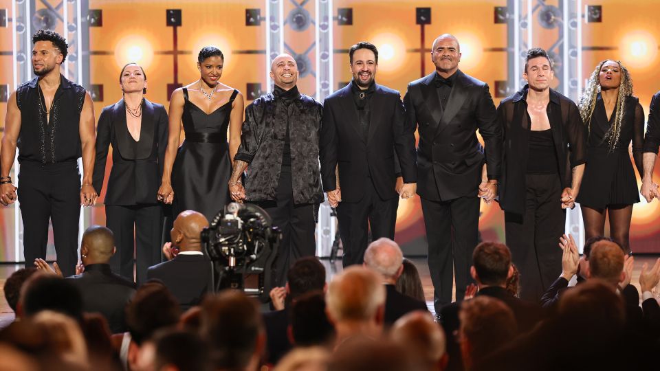 The original cast of ‘Hamilton’ reunites on the Tonys stage with
