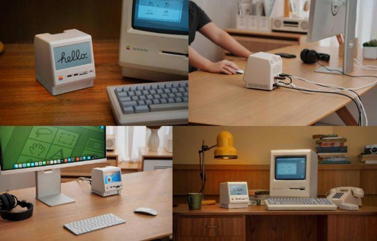 Mac miniをご先祖「マッキントッシュ」風に変身させるとエモカワいい