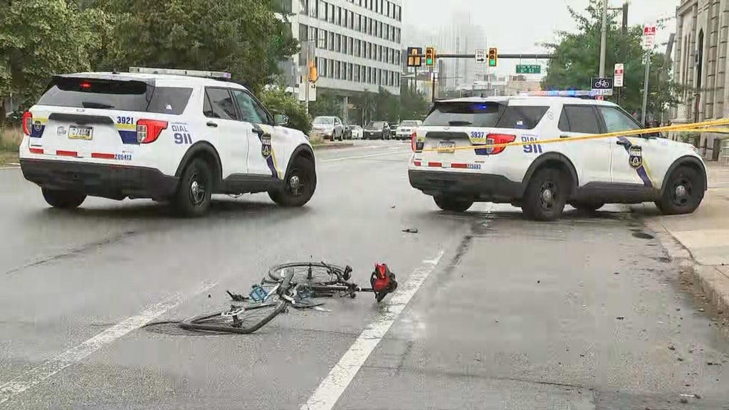 Cyclist Hospitalized After Collision With Philadelphia Police Car