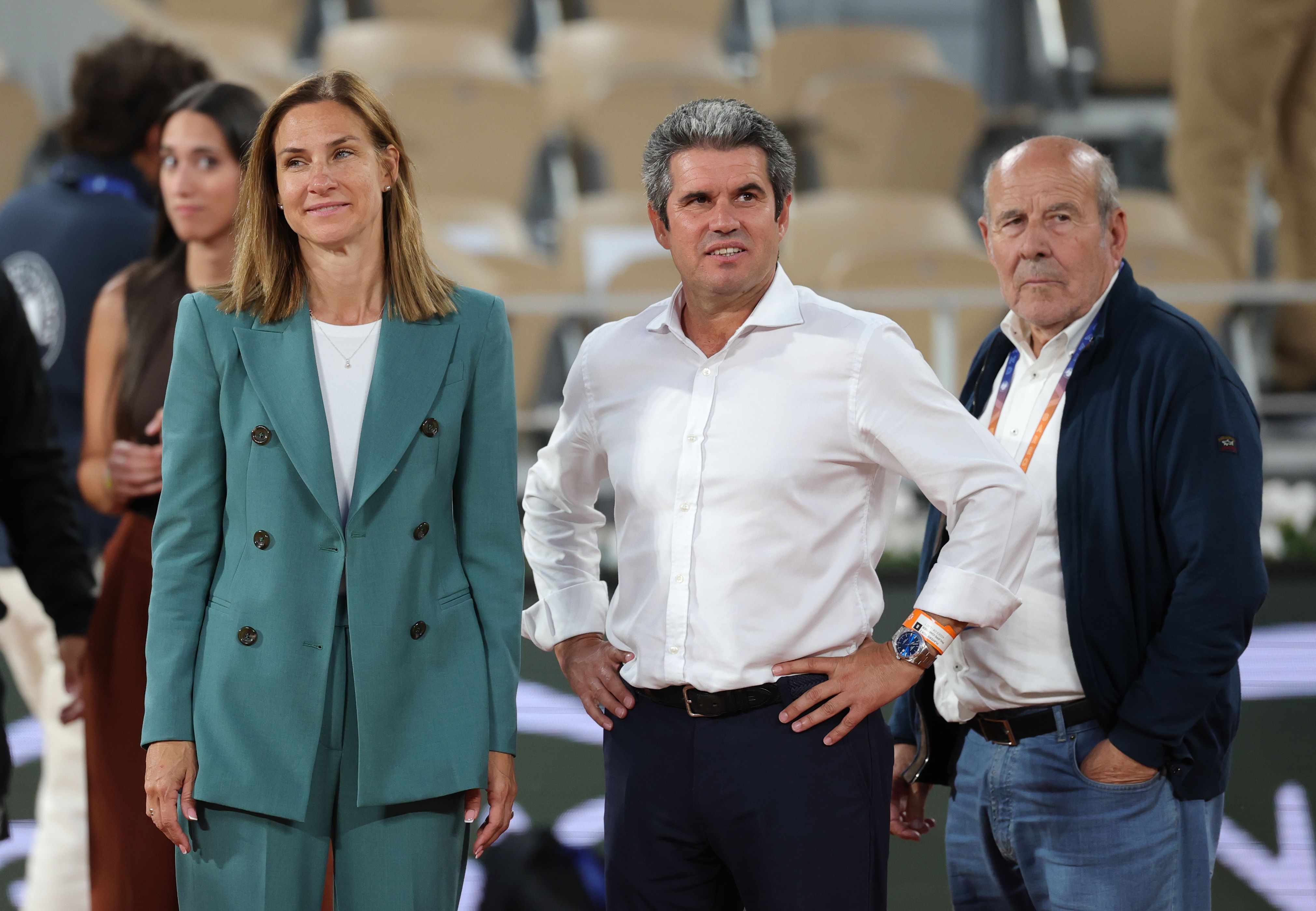 Virginia Garfia (la madre de Carlos Alcaraz) y la elegancia de una  americana (y una manera de estar en el mundo)