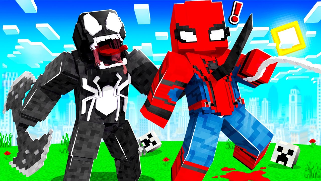 How Spiderman Got The Ultimate Upgrade To Face Venom In Minecraft