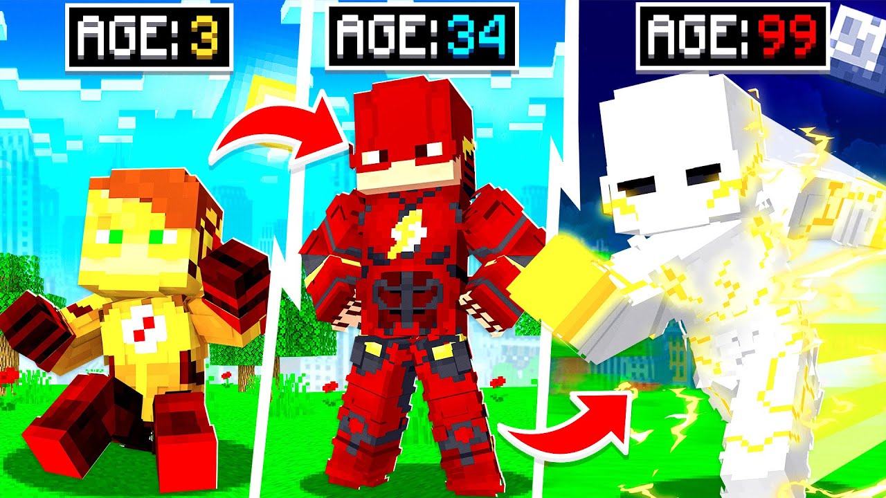 Upgrading the flash to godspeed in minecraft 