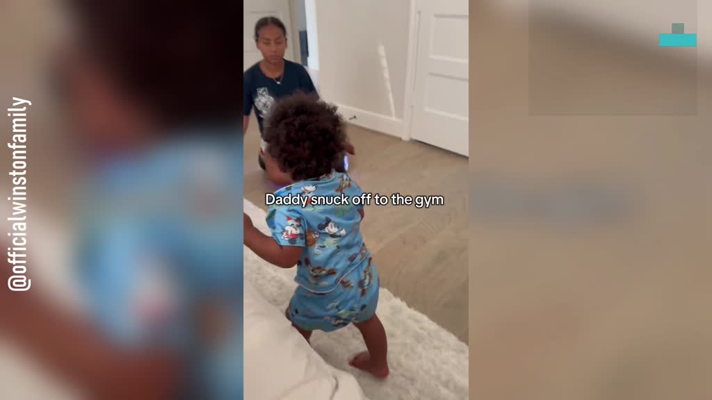 Adorable Toddler S Reaction To Dad Leaving