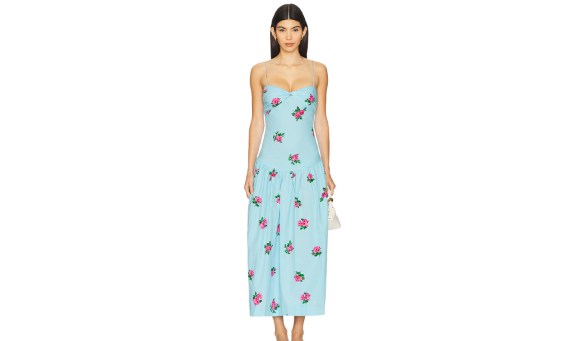 Taylor Swift's Blue Floral Wedding Guest Dress Cost Almost $2,000-But I  Found 4 Lookalikes for