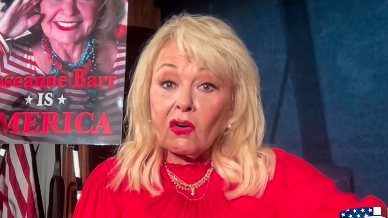 Roseanne Barr blames voting machines and China in unhinged LA protests rant