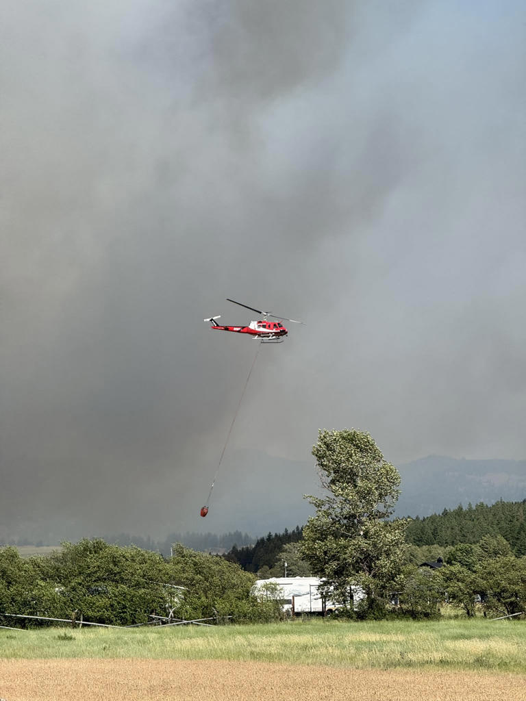 Wildfire near Cle Elum burns 44 acres, damages 2 homes, officials say