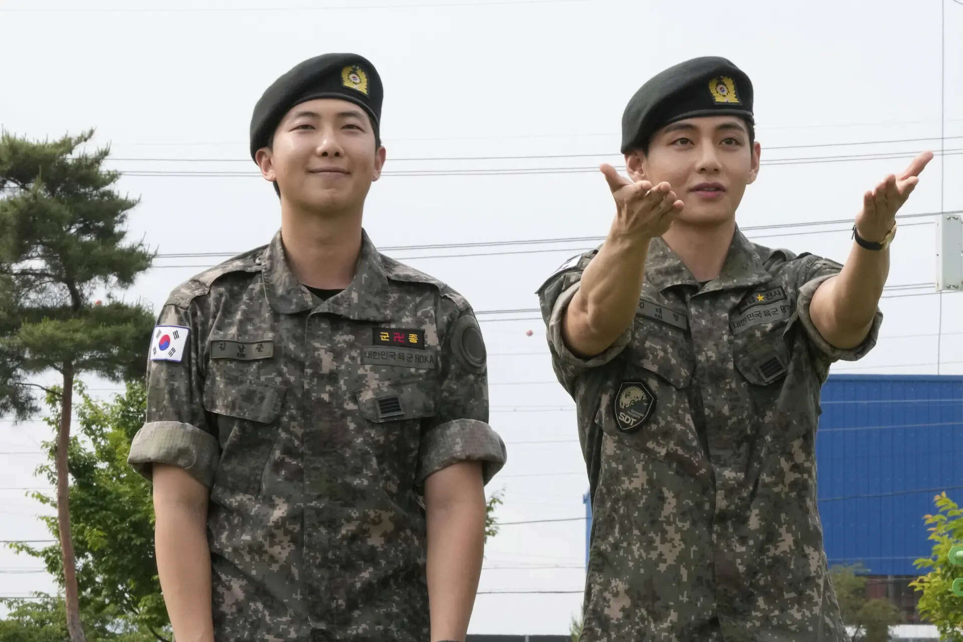 K-pop megastars RM, V released from army, promise BTS reunion