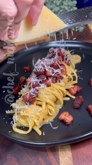 Receta Clásica Italiana De Pasta Carbonara