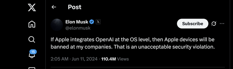 From threatening to ban iPhones at Tesla offices, to getting impressed: Elon Musk's reaction to iOS 18 vs iOS 26