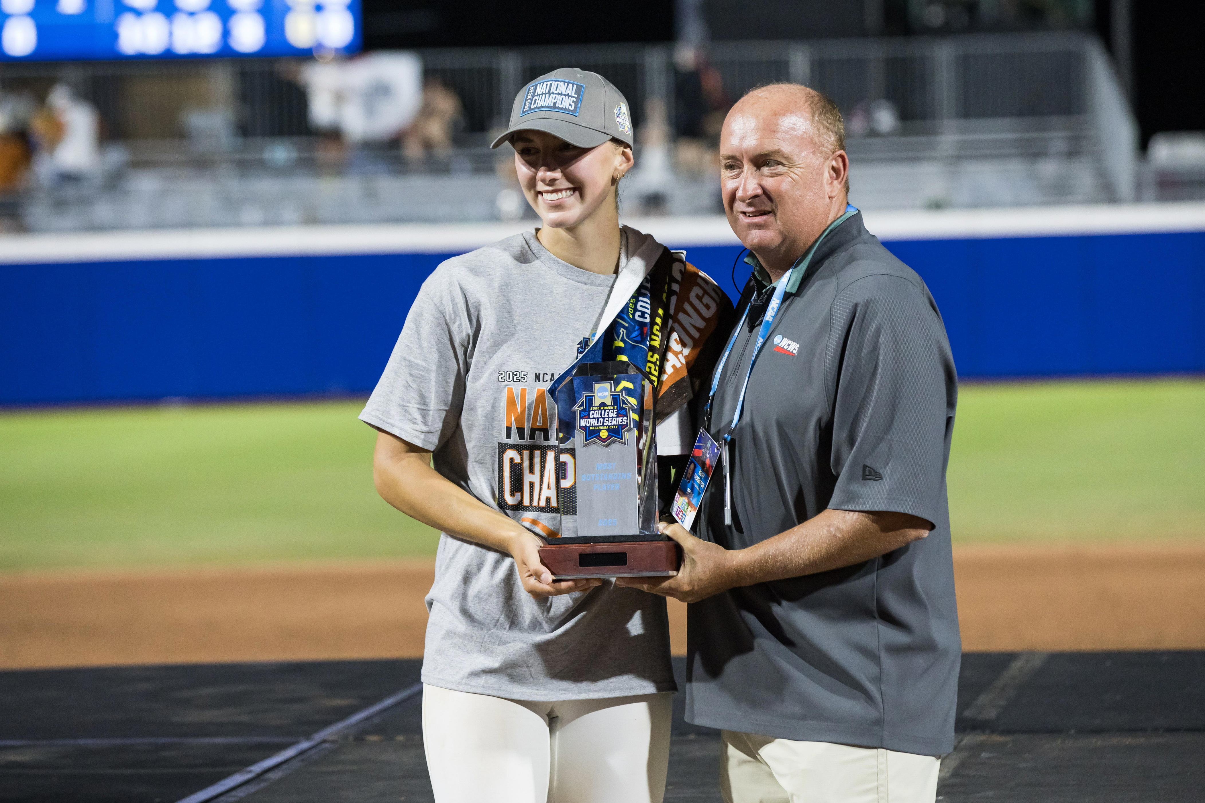 After guiding Texas to softball title, Teagan Kavan heads back to Iowa ...