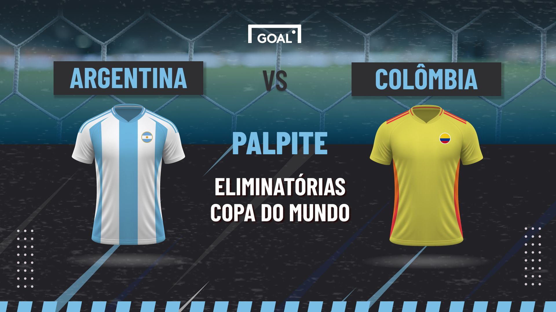 Palpite Argentina x Colômbia - Eliminatórias - 10/06/2025