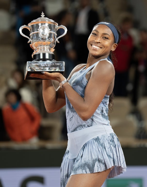 Coco Gauff's emotional French Open win over Aryna Sabalenka, in photos