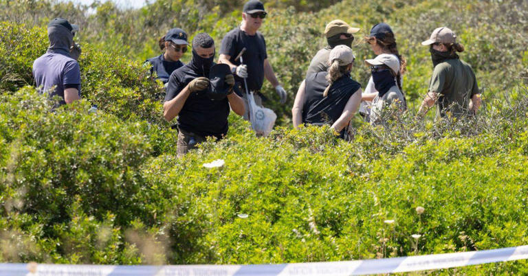 A recent search of the area between the suspect Christian Brüeckner’s residence at the time and the resort McCann was at when she went missing turned up nothing.MEGA