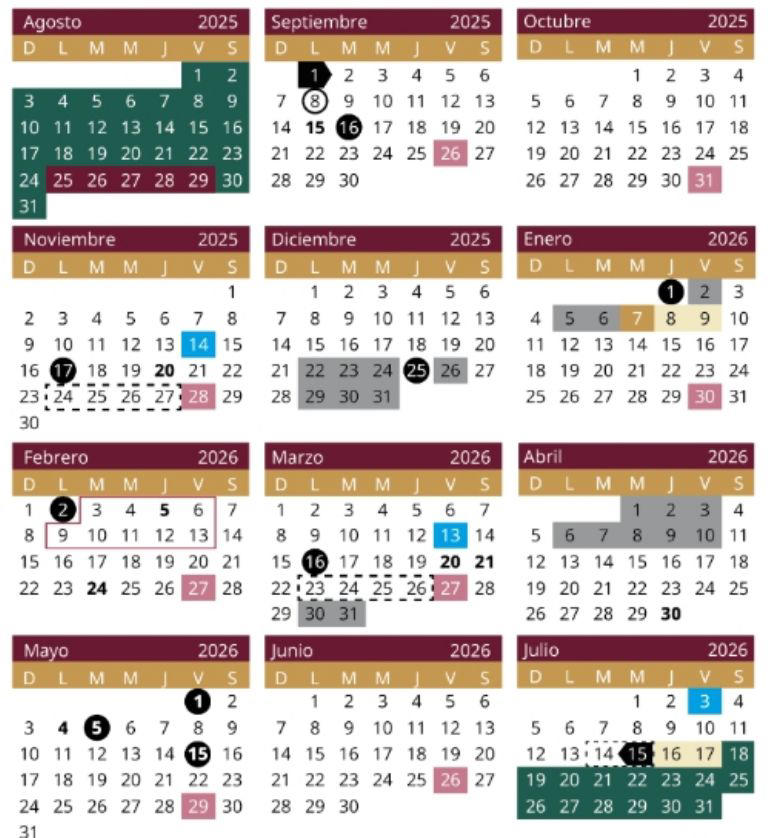 Calendario escolar SEP 2025 - 2026: &iquest;Cu&aacute;ndo son las preinscripciones para  el ciclo escolar 2026 - 2027?  Shutterstock