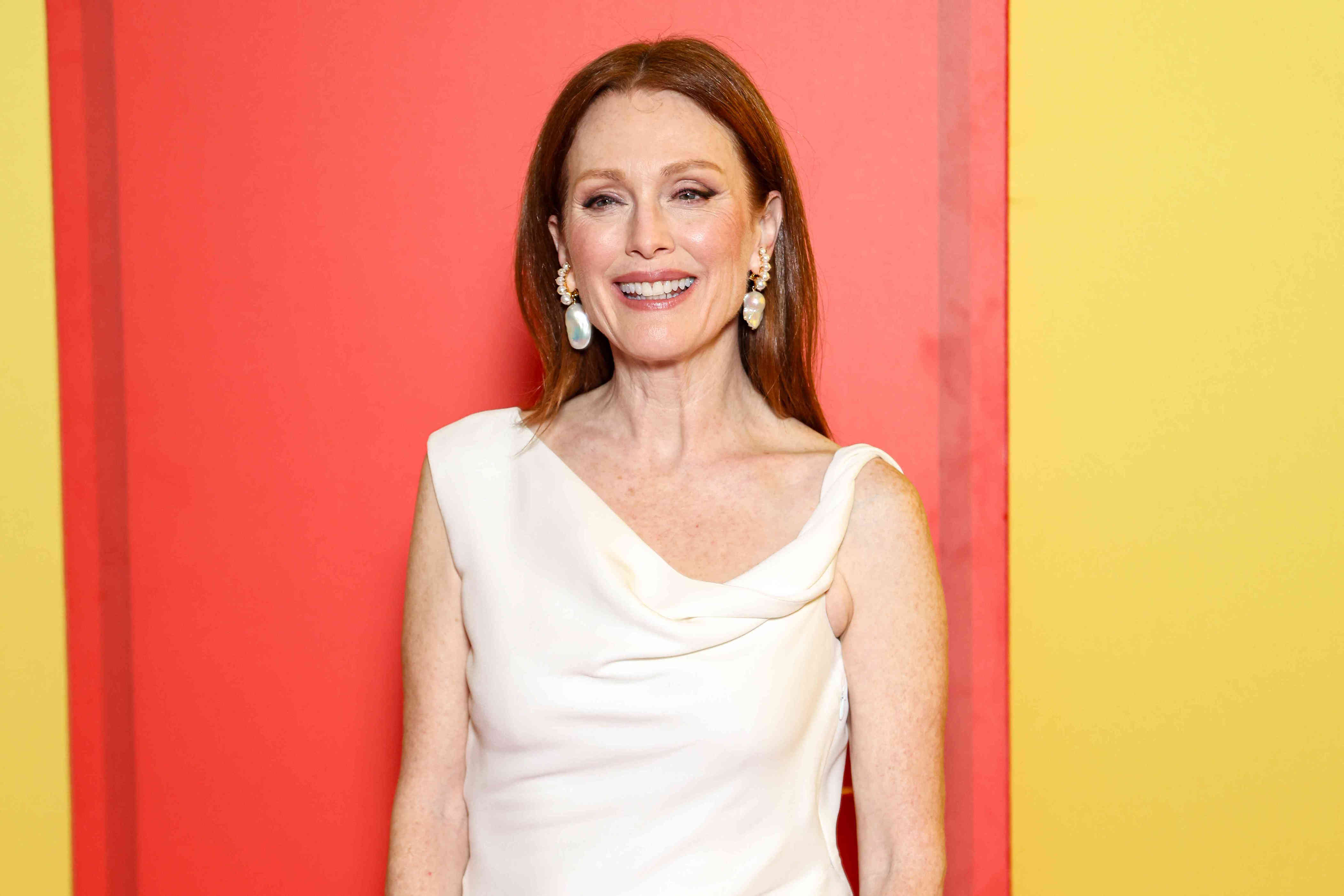 Getty Images Julianne Moore attends 'The Room Next Door' premiere on December 16, 2024, in Paris, France.