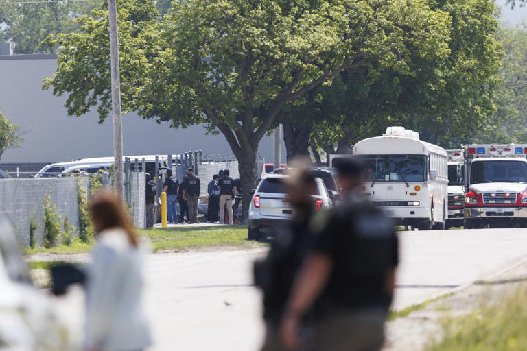 Federal immigration raid at Omaha food production plant sparks protests