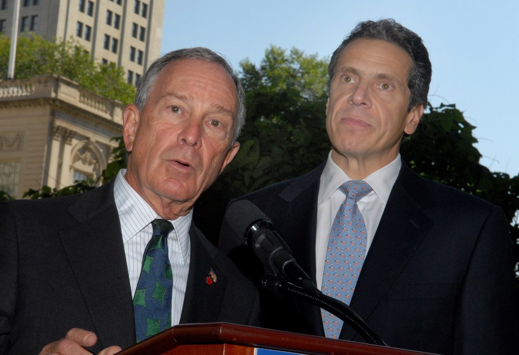 Mike Bloomberg endorses Andrew Cuomo in NYC mayoral race