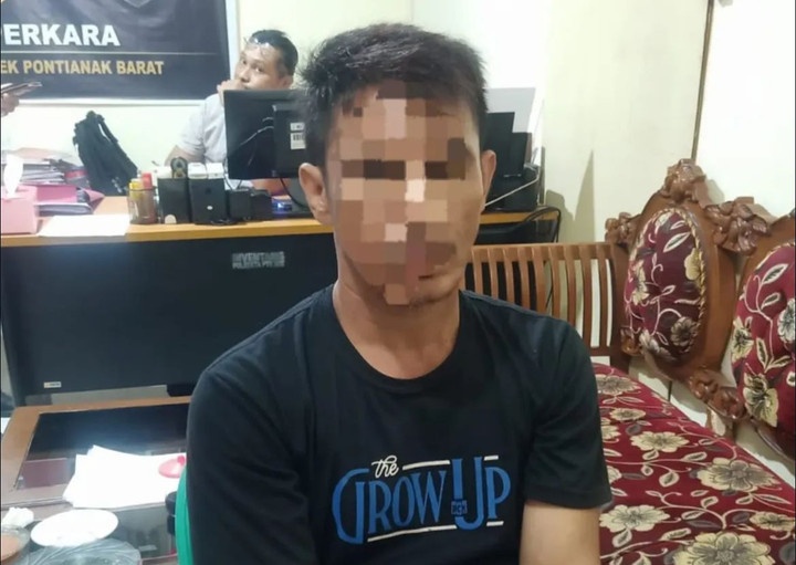 Pencuri Unik: Pria Pontianak Raup Motor dari Halaman Rumah Sendiri
