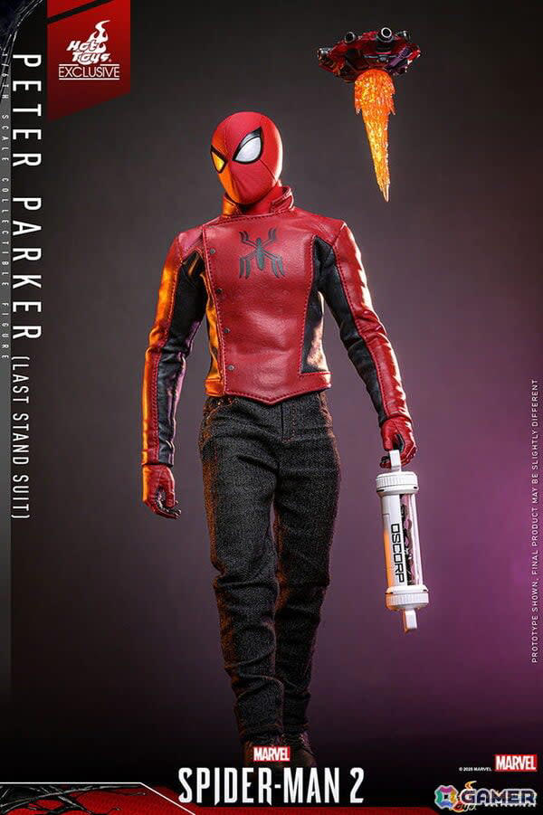 出品明日迄ホットトイズ スパイダーマン ラストスタンドスーツSpiderMan2 Marvel's Spider-Man 2」よりラストスタンド・スーツを身にまとった