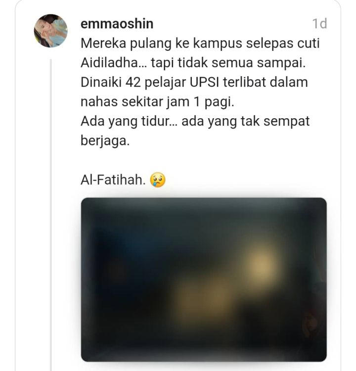 UPSI Bus Tragedy: Social Media Finds AI Images Of Victims “Cringe” And Distasteful