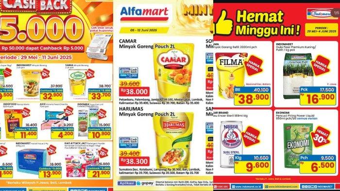 Promo Spesial Rabu di Indomaret, Super Indo & Alfamart: Dapatkan Minyak Goreng Hemat mulai Rp32.900
