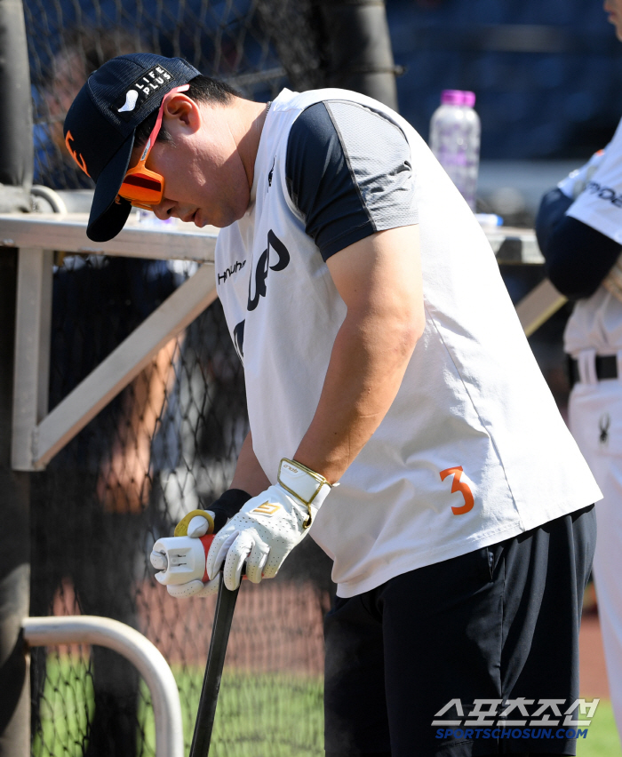 안치홍 타격 훈련