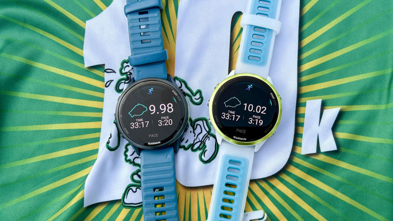 I raced a 10K with the Garmin Forerunner 970 vs. Garmin Forerunner 570 ...