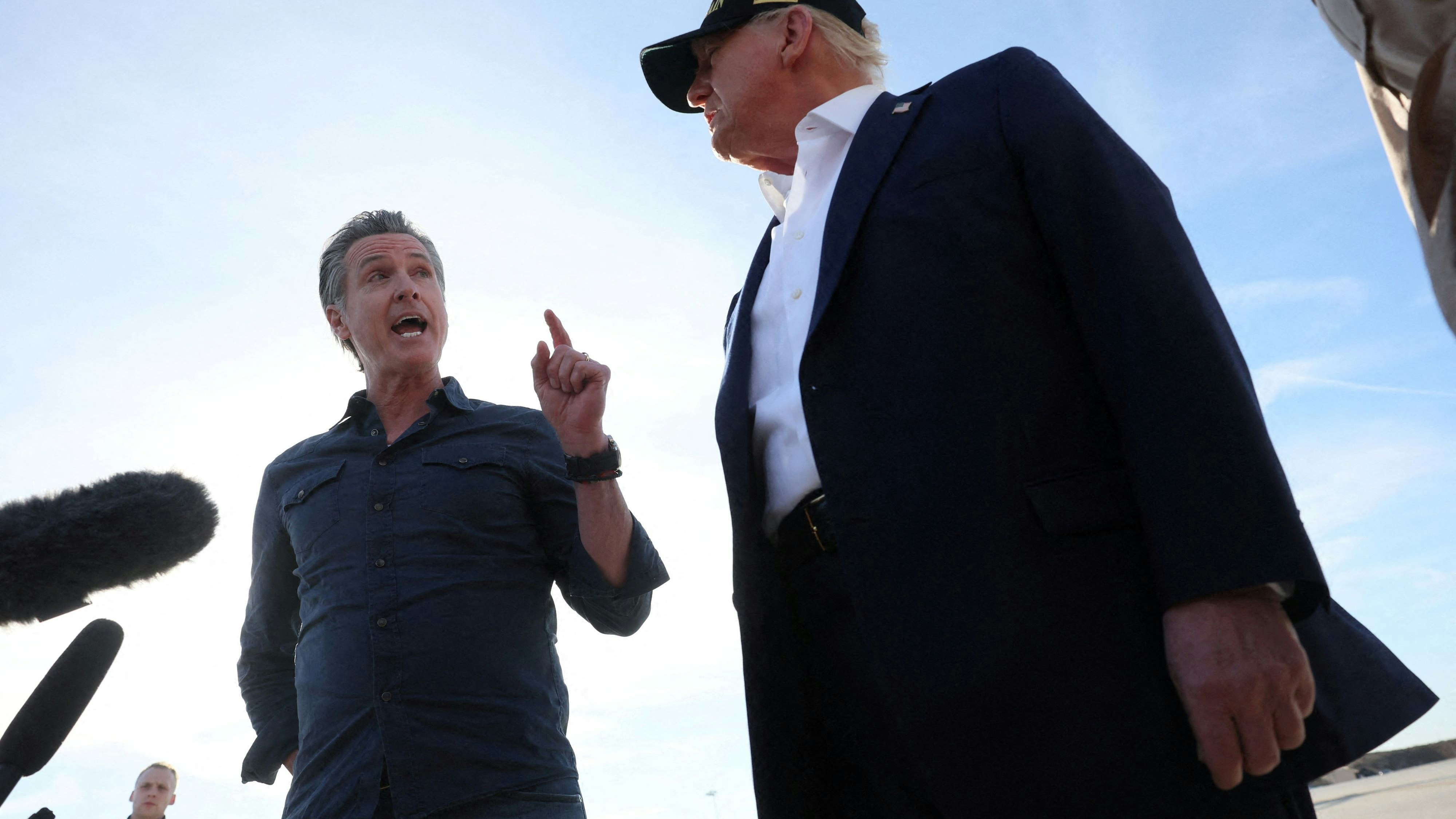 Feurige Rede: Newsom legt in Streit mit Trump nach