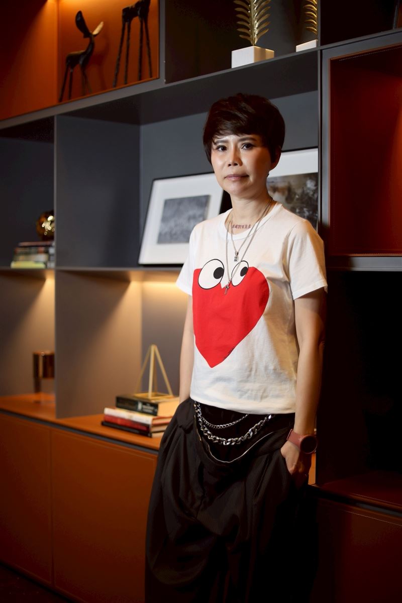 詹雅雯再度入圍金曲歌后。（圖／記者鄭孟晃攝影）