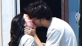 Billie Eilish & Nat Wolff Passionately Kiss On Balcony In Venice