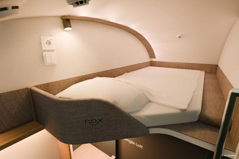 From 2027, Berlin start-up Nox plans to operate Europe-wide overnight trains with fully personal rooms for one or two people at the price of a flight. Nox/dpa