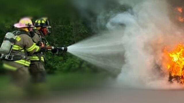 Firefighters put out wood chip fire in Johnson, monitor for hotspots