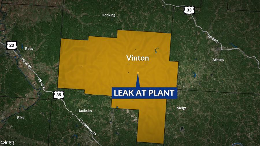 Nitric acid leak at Vinton County explosives plant prompts evacuations