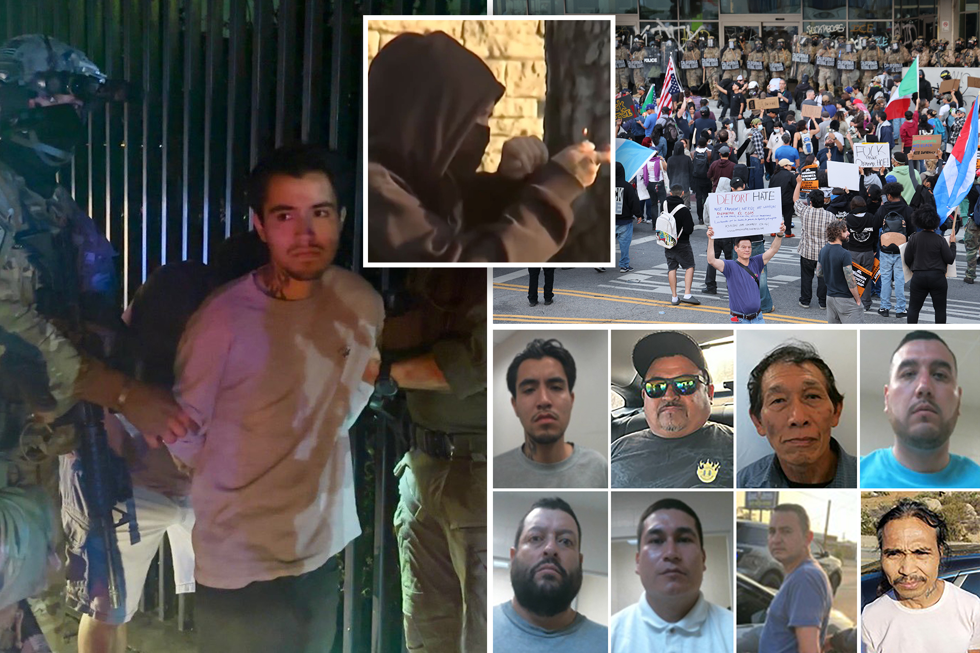 ICE busts during LA riots include child molesters, killers and Molotov ...