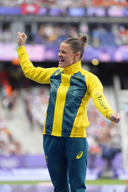Australian pole vaulter Nina Kennedy, in photos
