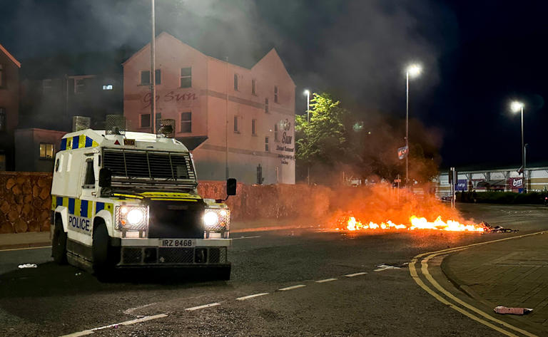 Residents in Ballymena have told politicians they are in fear and want the violence to stop (Liam McBurney/PA Wire)