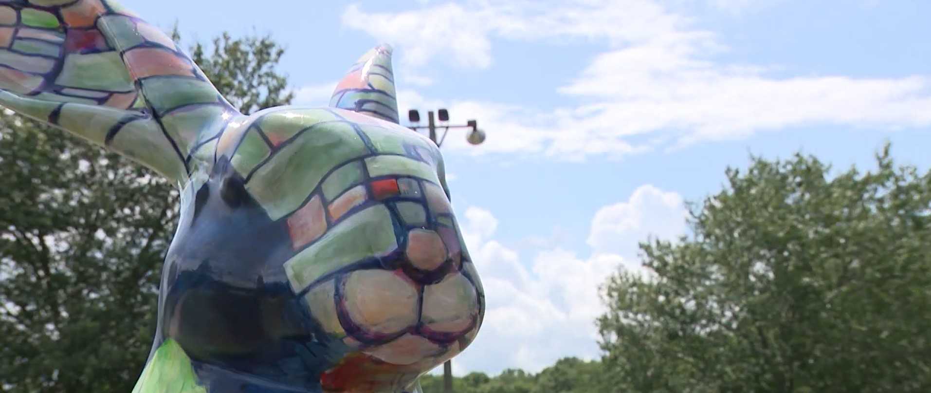 Artistic rabbits hop into Travelers Rest, telling the city's story ...