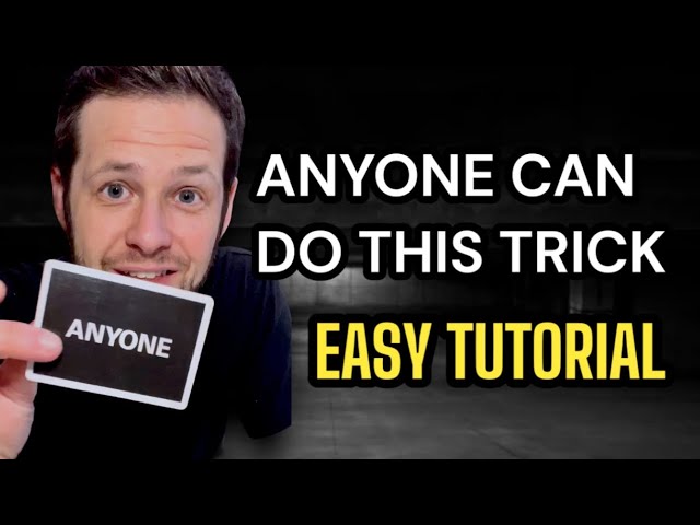Anyone Can Do This Trick Easy But Powerful Card Trick Tutorial Learn