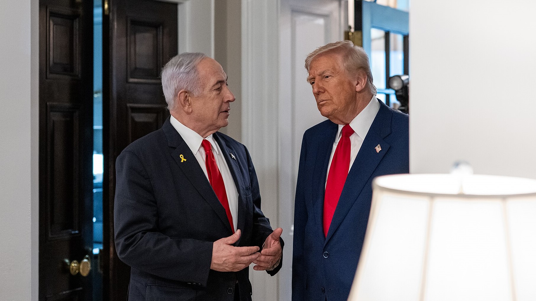 “Do I get credit for it?”: Trump caught on hot mic with Netanyahu