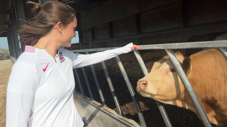 Pole vaulter swaps barn for international stage