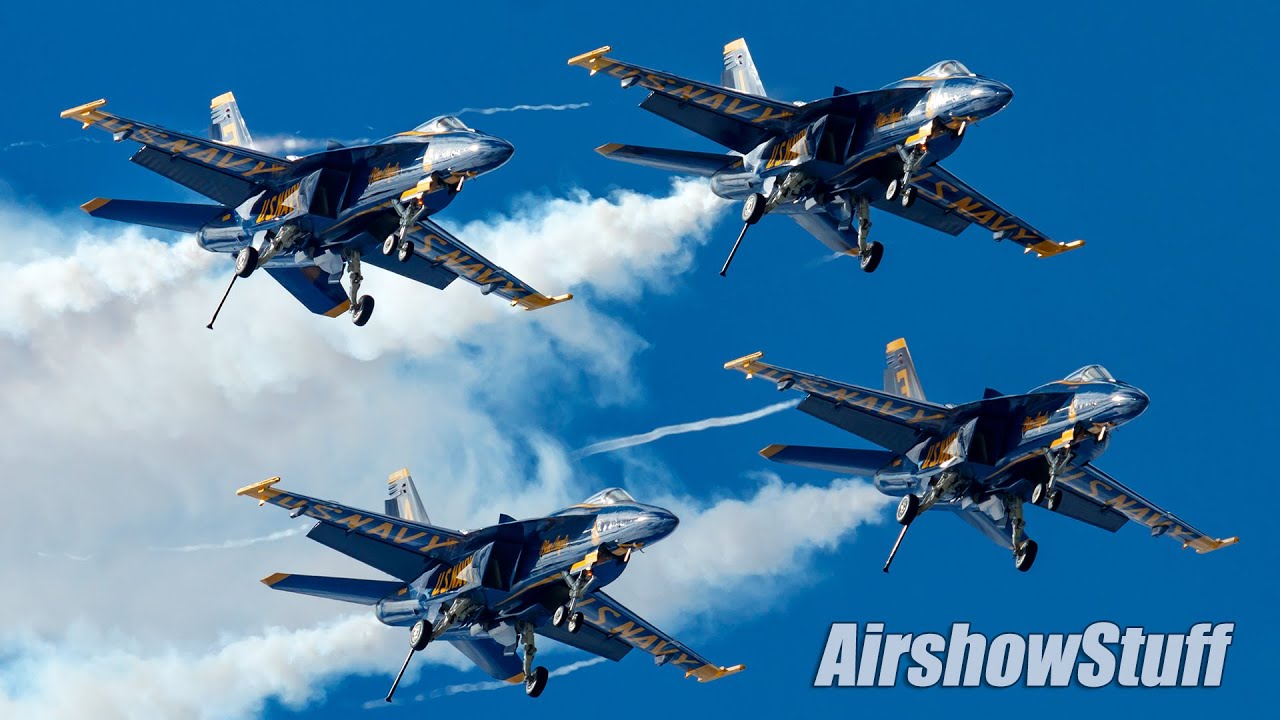 Watch Blue Angels fly inches apart at 700+ km/h - 
