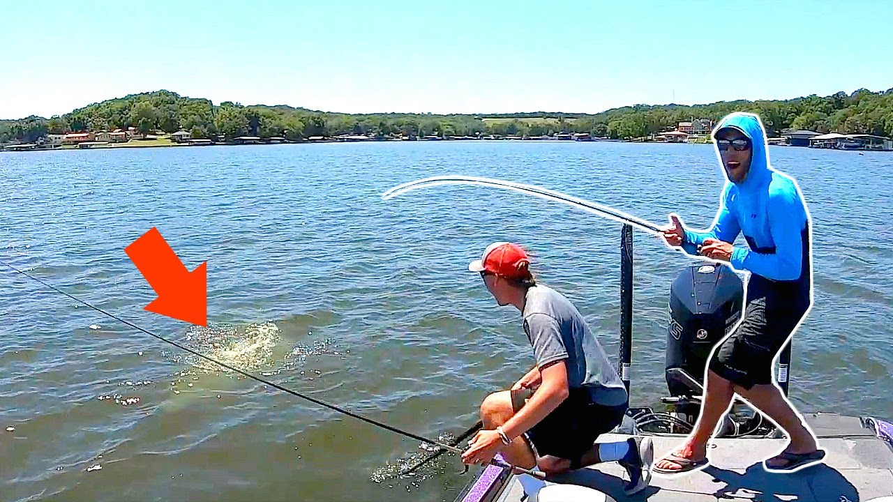 Unbelievable giant catch from mega school of fish