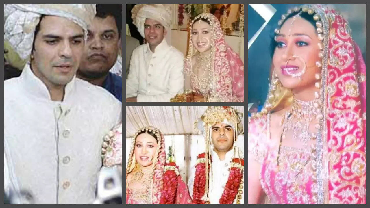 Rare and unseen photos from Karisma Kapoor and Sunjay Kapur's lavish 2003  wedding go viral - See INSIDE, image size:1280x720