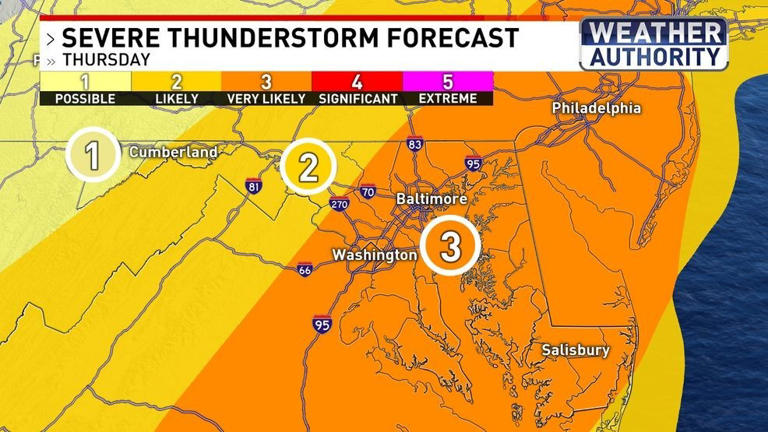 WEATHER ALERT DAY: Strong To Severe Storms Thursday Afternoon