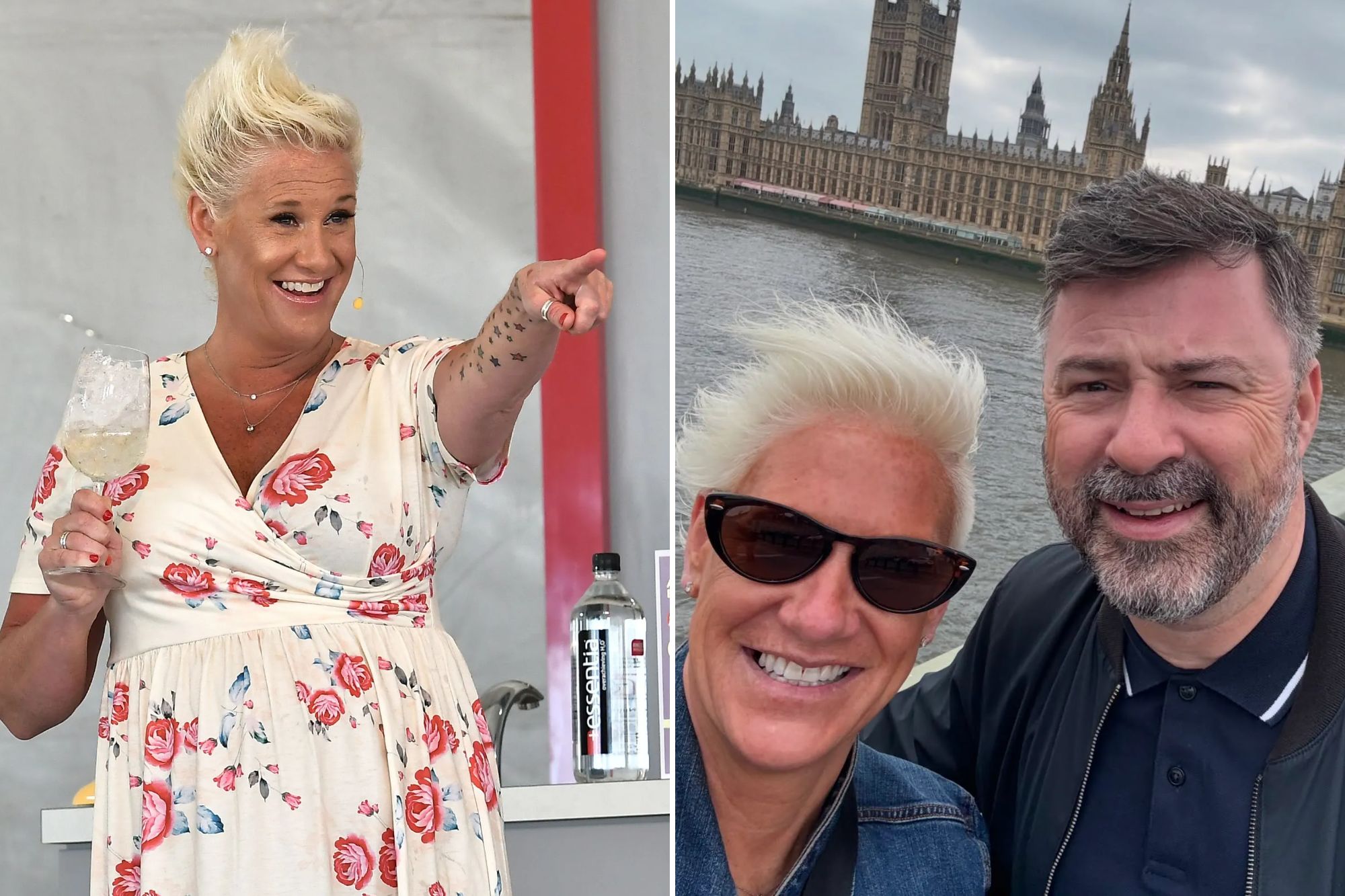 Anne Burrell reflected on settling down with her husband after ‘living