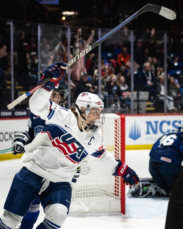 Female athletes with Olympic gold and a pro championship, in photos