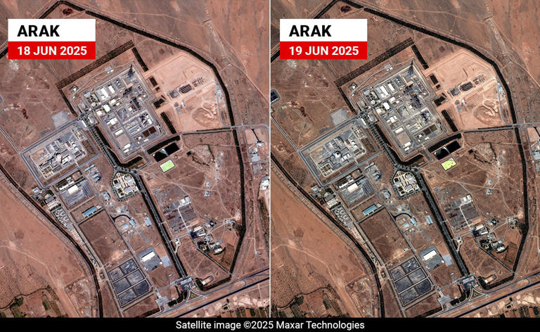 Satellite Images Show Massive Damage To Iran's Arak Nuclear Facility