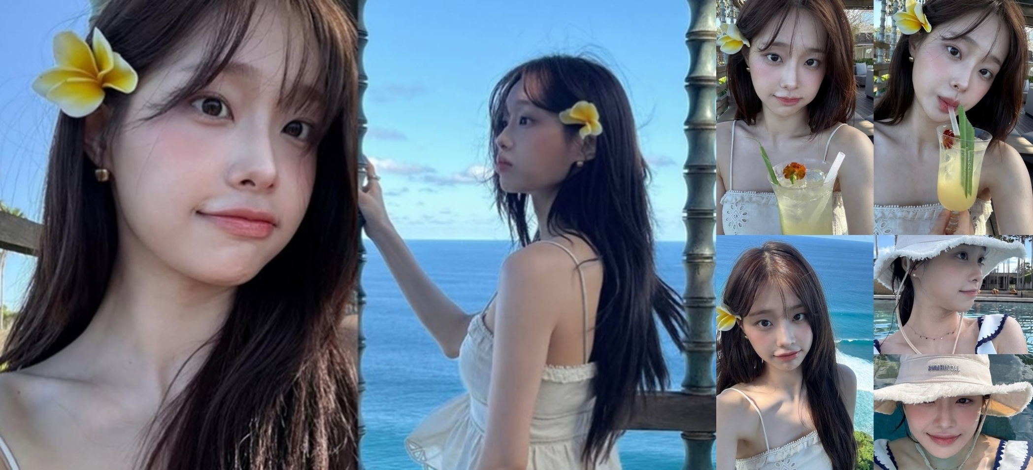 “요즘 츄 미모에 ‘발리’네”...츄(99년), 여름 시작 알리며 ‘꽃’ 피운 비주얼