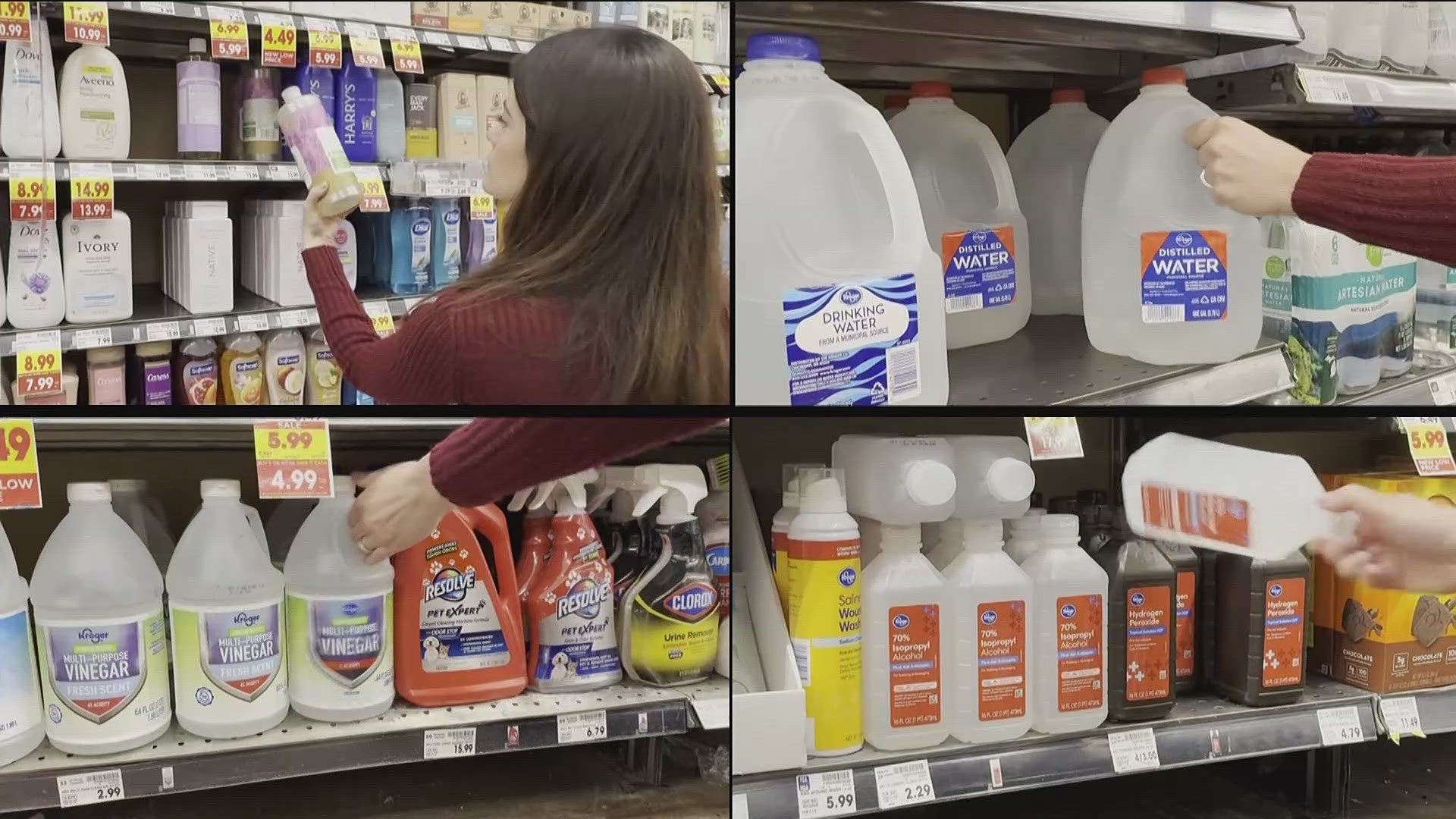 Testing homemade cleaners