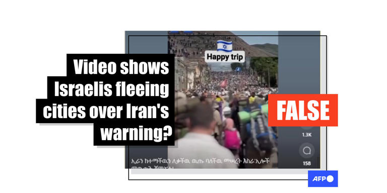 Video shows a Russian pilgrimage, not Israelis evacuating over Iran strikes